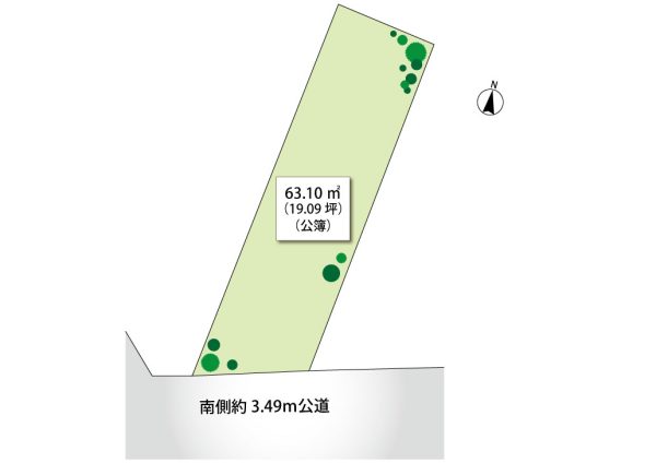 画像：売地　根岸1区画